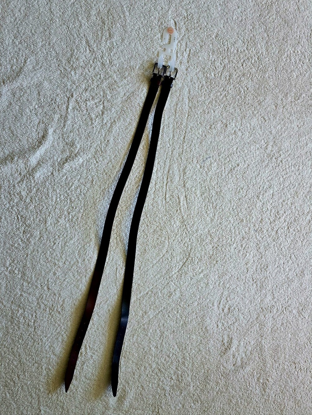 New Wonder Nation Girls Fashion Belts, 2-pack, black $ brown, size L